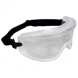 Radians BG1-91 Barricade Goggles - Clear Frame - Indoor/Outdoor Anti-Fog Mirror Lens