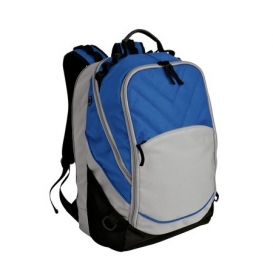 Port Authority BG100 Xcape Computer Backpack - Royal/Grey/Black