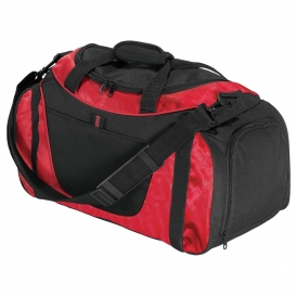 Details about   NWOT Port & Company MEDIUM Color Duffel Bag Blue & Black N10-5 Gym Bag 
