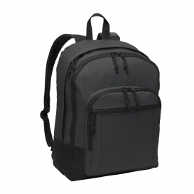 Port Authority BG204 Basic Backpack - Dark Charcoal