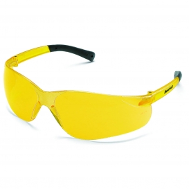 Crews BK114 BearKat Safety Glasses - Amber Temples - Amber Lens