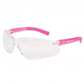 MCR Safety BK220 BearKat BK2 Safety Glasses - Pink Temples - Clear Lens