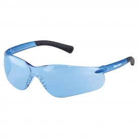 MCR Safety BK313 BearKat BK3 Safety Glasses - Blue Temples - Light Blue Lens