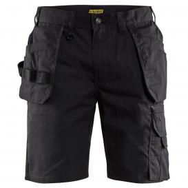 Blaklader 1637 Rip Stop Shorts with Utility Pockets - Black