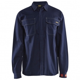 Blaklader Workwear Sweatshirt with Zip Navy Blue