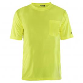 Blaklader 3487 Non-ANSI Hi-Vis T-Shirt - Yellow/Lime