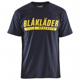 Blaklader 3555 Short Sleeve T-Shirt with Logo - Navy Blue