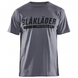 Blaklader 3555 Short Sleeve T-Shirt with Logo - Grey