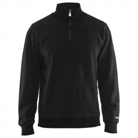 Blaklader 3655 Half Zip Sweatshirt - Black
