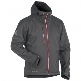 Blaklader 4939 US Pro Soft Shell Jacket - Dark Grey/Red