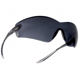 Bolle 40038 Cobra Safety Glasses - Black Temples - Smoke Platinum Anti-Fog Lens