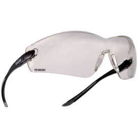 Bolle 40041 Cobra Safety Glasses - Black Temples - Contrast Anti-Fog Lens