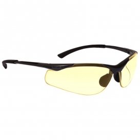 strap and arms sports safety glasses goggles with yellow lens Bolle Tracker