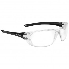 Bolle 40057 Prism Safety Glasses - Black Temples - Clear Anti-Fog Lens