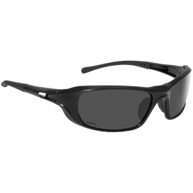 Bolle 40061 Shadow Safety Glasses - Black Temples - Grey Polarized Lens