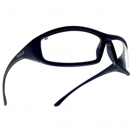 Bolle 40062 Solis Safety Glasses - Black Temples - Clear Anti-Fog Lens