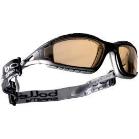 Bolle 40088 Tracker Safety Glasses/Goggles - Black/Grey Temples - Twilight Anti-Fog Lens