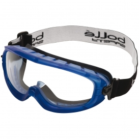 Bolle 40092 Atom Goggles - Blue Frame - Clear Anti-Fog Lens