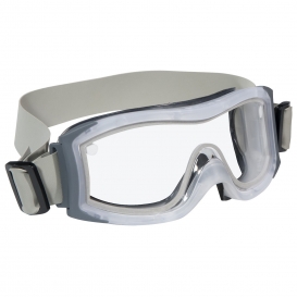 Bolle 40097 Duo Goggles - Clear/Grey Frame - Clear Anti-Fog Lens