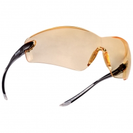 Bolle 40112 Cobra Safety Glasses - Black Temples - Twilight Anti-Fog Lens