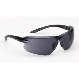 Bolle 40182 IRI-S Safety Glasses - Black/Grey Temples - Smoke Platinum Anti-Fog Lens