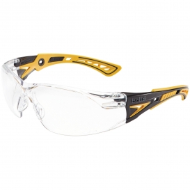 Bolle Tracker Safety Specs Glasses Yellow Lens FREE BAG Anti Fog 