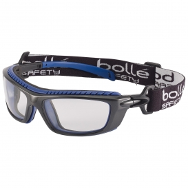 Bolle 40276 Baxter Safety Glasses/Goggles - Black Frame - Clear Platinum Anti-Fog Lens