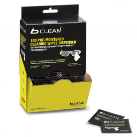 Bolle B100 B-Clean Pre-Moistened Cleaning Wipes Dispenser- Box of 100