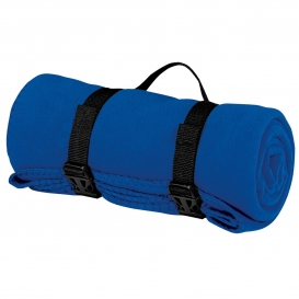Port Authority BP10 Value Fleece Blanket with Strap - Royal