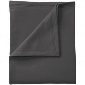 Port & Company BP78 Sweatshirt Blanket - Charcoal