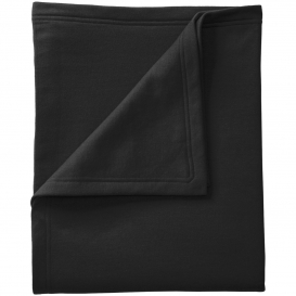 Port & Company BP78 Sweatshirt Blanket - Jet Black