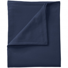 Port & Company BP78 Sweatshirt Blanket - Navy