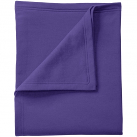 Port & Company BP78 Sweatshirt Blanket - Purple