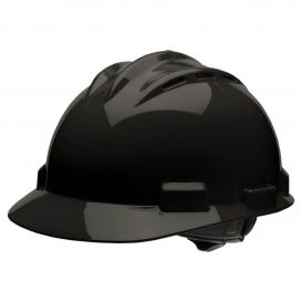 Bullard S62BKR Standard Vented Hard Hat - Ratchet Suspension - Black