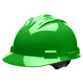 Bullard S62HGR Standard Vented Hard Hat - Ratchet Suspension - Hi-Viz Green