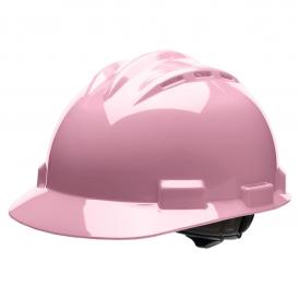 Bullard S62LPR Standard Vented Hard Hat - Ratchet Suspension - Light Pink