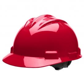 Bullard S62RDR Standard Vented Hard Hat - Ratchet Suspension - Red