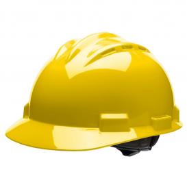 Bullard S62YLR Standard Vented Hard Hat - Ratchet Suspension - Yellow