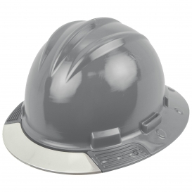 Bullard AVDGBC AboveView Full Brim Hard Hat - Ratchet Suspension - Dove Grey - Clear Visor