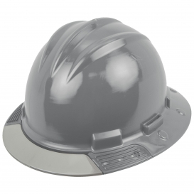 Bullard AVDGRG AboveView Full Brim Hard Hat - Ratchet Suspension - Dove Grey - Grey Visor