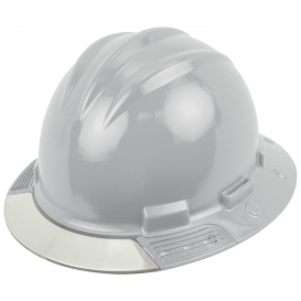Bullard AVGGBC AboveView Full Brim Hard Hat - Ratchet Suspension - Gull Grey - Clear Visor