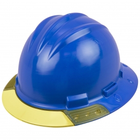 Bullard AVKBBY AboveView Full Brim Hard Hat - Ratchet Suspension - Kentucky Blue - Yellow Visor
