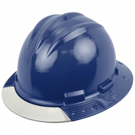 Bullard AVNBBC AboveView Full Brim Hard Hat - Ratchet Suspension - Navy Blue - Clear Visor