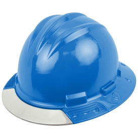 Bullard AVPBBC AboveView Full Brim Hard Hat - Ratchet Suspension - Pacific Blue - Clear Visor