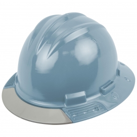 Bullard AVSLBG AboveView Full Brim Hard Hat - Ratchet Suspension - Slate Blue - Grey Visor