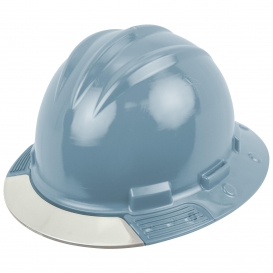 Bullard AVSLRC AboveView Full Brim Hard Hat - Ratchet Suspension - Slate Blue - Clear Visor