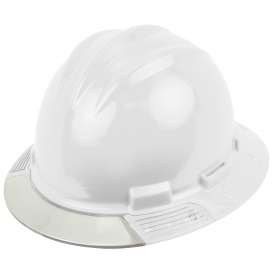 Bullard AVWHBC AboveView Full Brim Hard Hat - Ratchet Suspension - White - Clear Visor