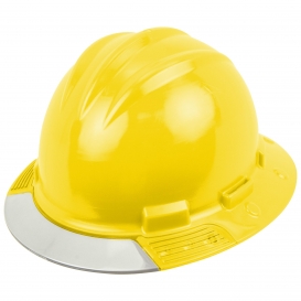 Bullard AVYLBC AboveView Full Brim Hard Hat - Ratchet Suspension - Yellow - Clear Visor