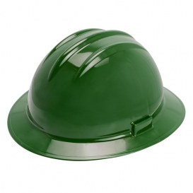 Bullard C35FGP Classic Extra-Large Full Brim Hard Hat - Pinlock Suspension - Forest Green