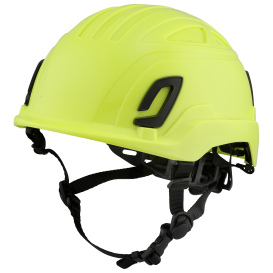 Bullard T2NHY Type II + Safety Helmet - Ratchet Suspension - Hi-Vis Yellow
